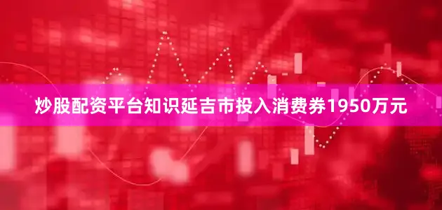 炒股配资平台知识延吉市投入消费券1950万元