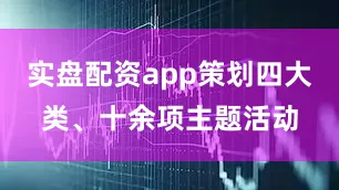 实盘配资app策划四大类、十余项主题活动